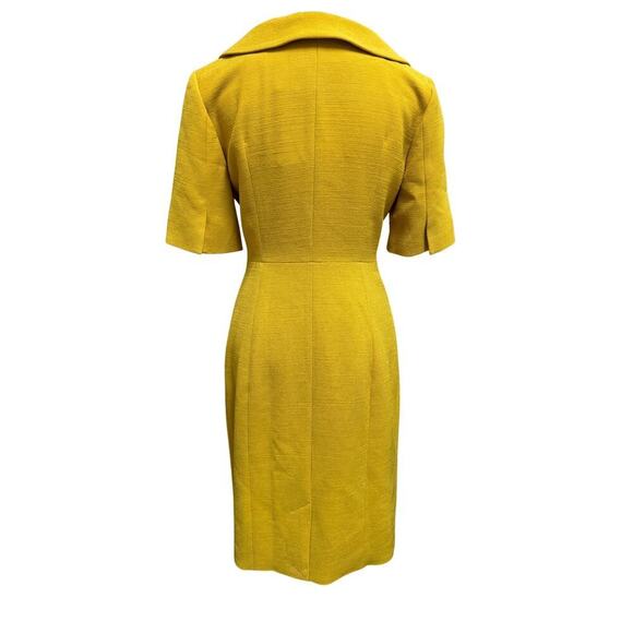 MM Lafleur NWT Gold Yellow Candice Shift Dress Retro Size XS Extra Small - Picture 7 of 12